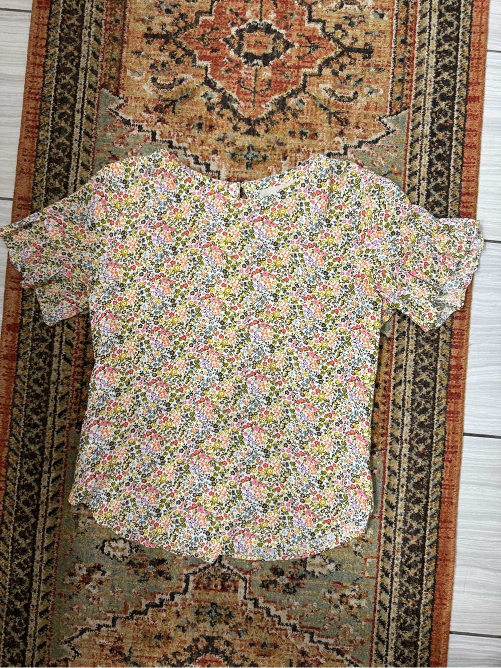 LOFT Floral Blouse